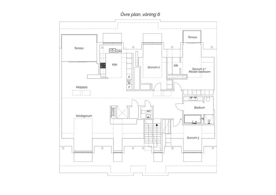 Floor plan for Banérgatan 48