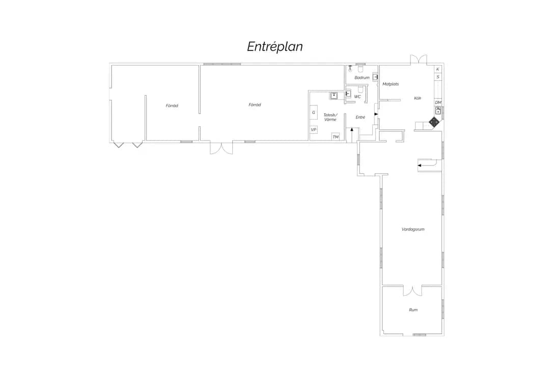 Floor plan for Höga vägen 68 -  Mårten Pers