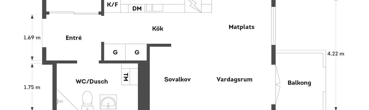 Planritning för Götaverksgatan 20