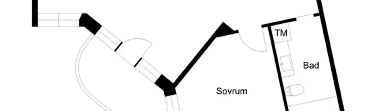 Floor plan for Valborgsgatan 5C