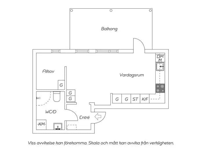 Planritning för Vallhöjdsvägen 25