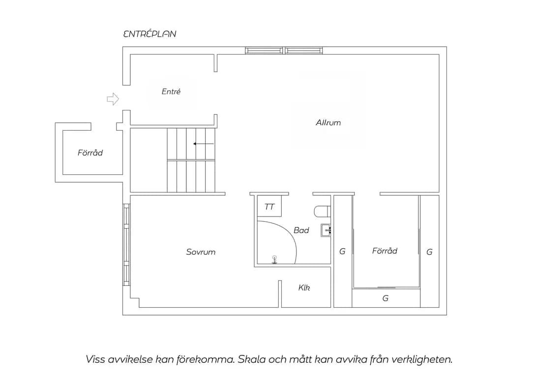 Planritning för Nydalavägen 31