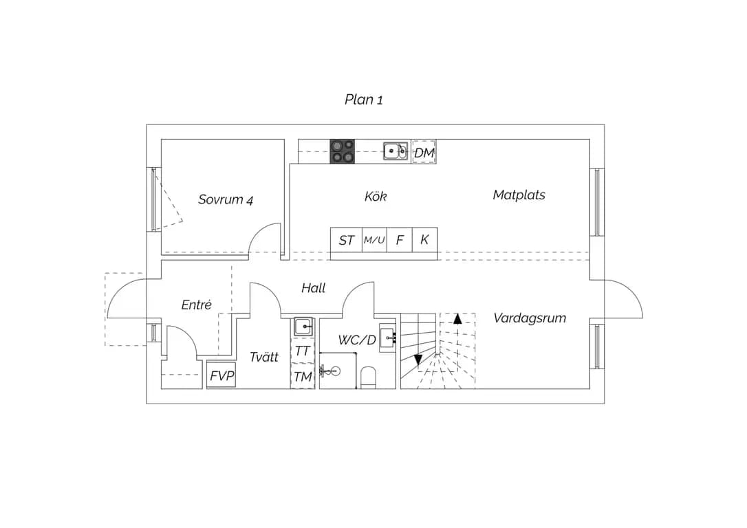 Floor plan for Viggholmsvägen 11