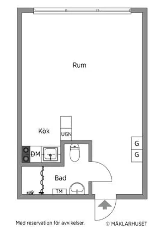 Planritning för Karl Martins Väg 12