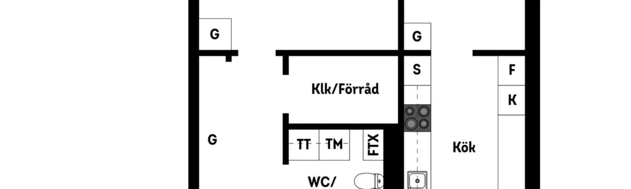 Floor plan for Kornellvägen 26