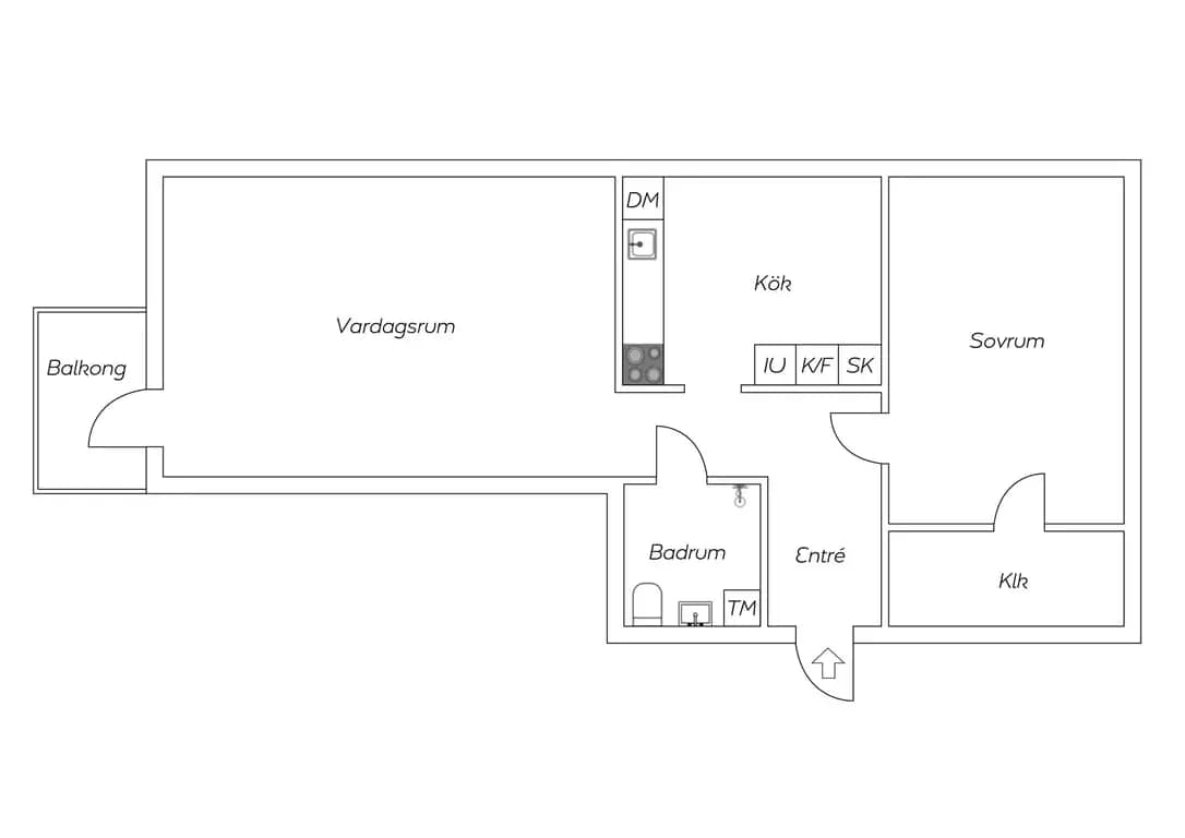 Floor plan for Karlhovsvägen 29