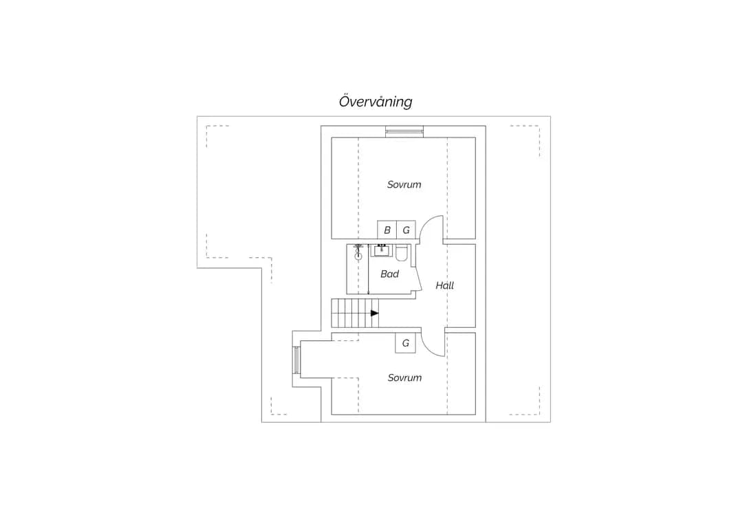 Floor plan for Annalisa Forssbergers Väg 42