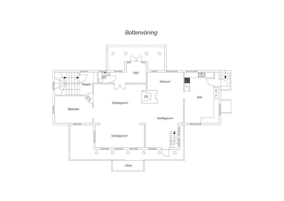 Floor plan for Lilla Hållsättravägen 62 - Hållsättra Gård