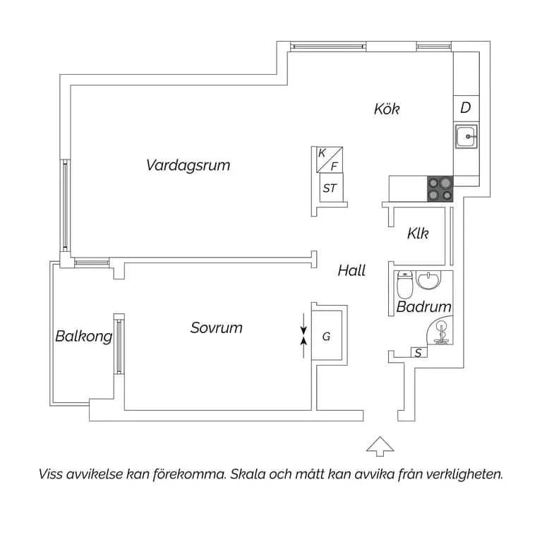 Planritning för Kolonigatan 5