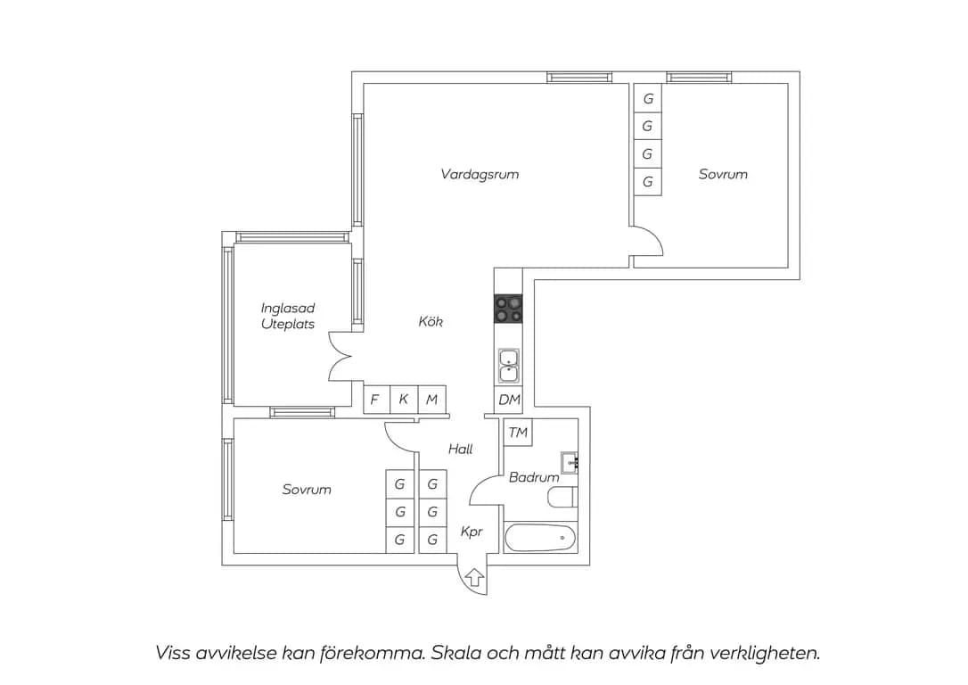 Floor plan for Viksängsvägen 20