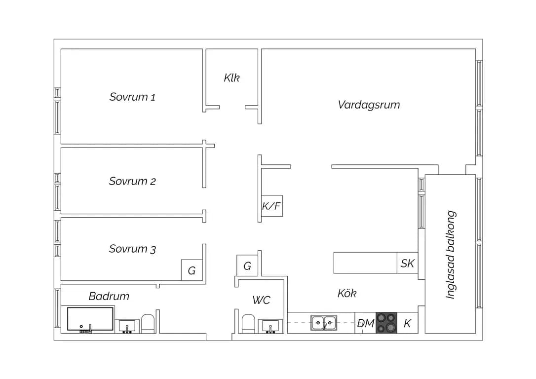 Planritning för Kvartettgatan 44