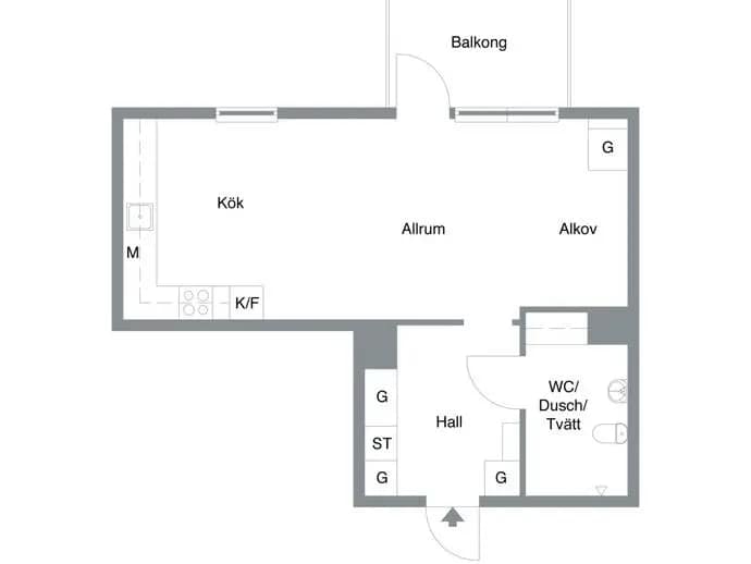 Planritning för Termikgatan 49F