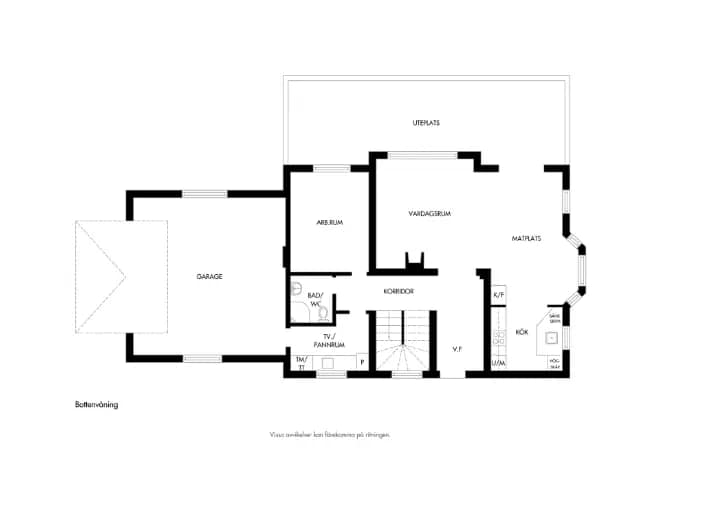 Floor plan for Brottarevägen 16