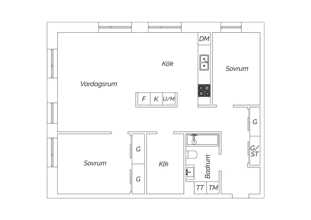 Planritning för Mölndalsvägen 69 A