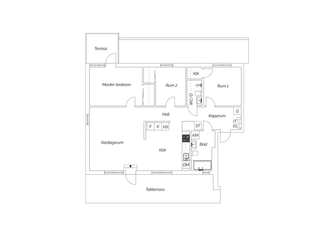Floor plan for Vinthundsgatan 111
