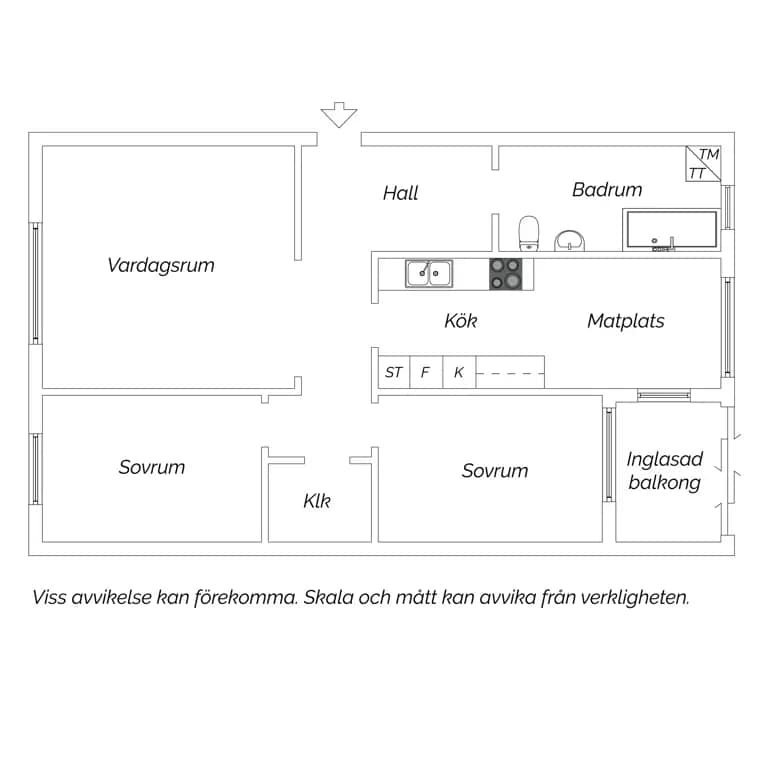 Planritning för Dalhemsvägen 35A
