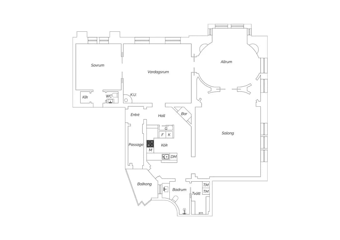 Floor plan for Östergatan 27