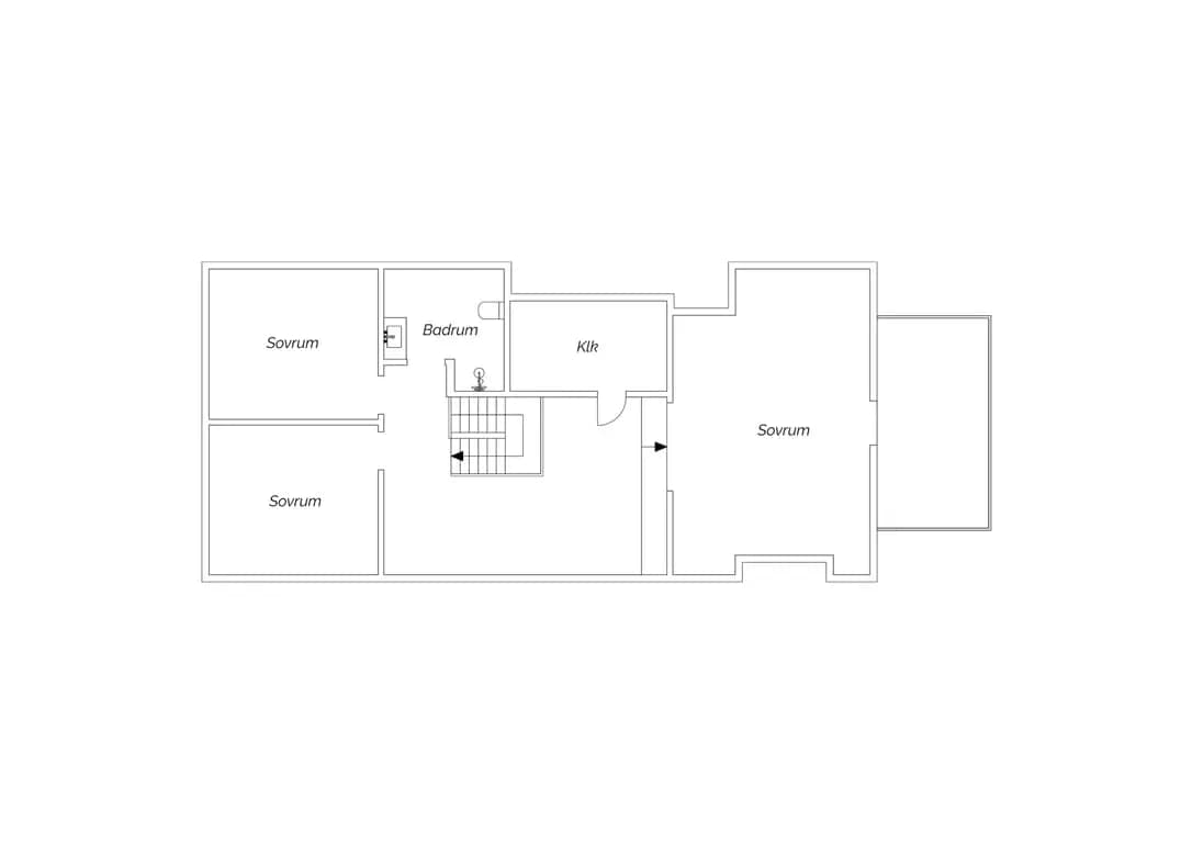 Floor plan for Norrviken 105