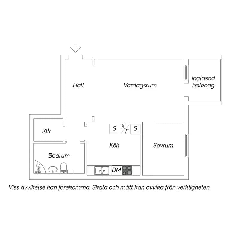 Planritning för Fornhöjdsvägen 64
