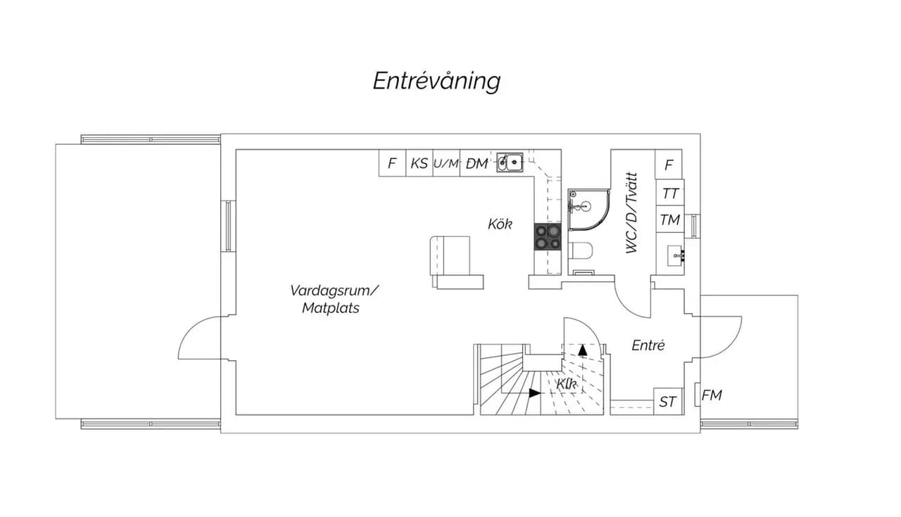 Floor plan for Tommy Eliassons väg 12C