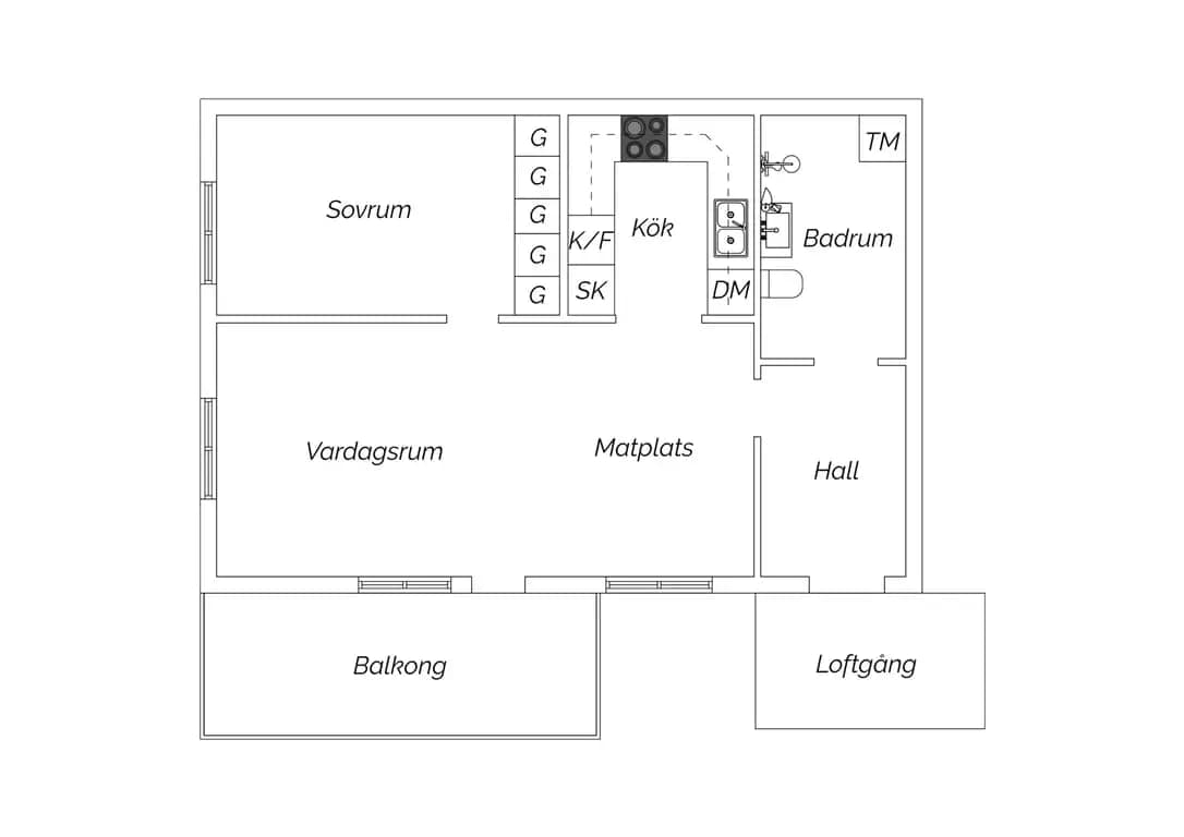 Floor plan for Sjömansvägen 79