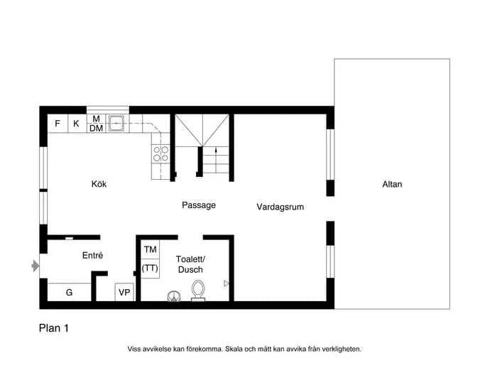 Planritning för Fältstensvägen 78