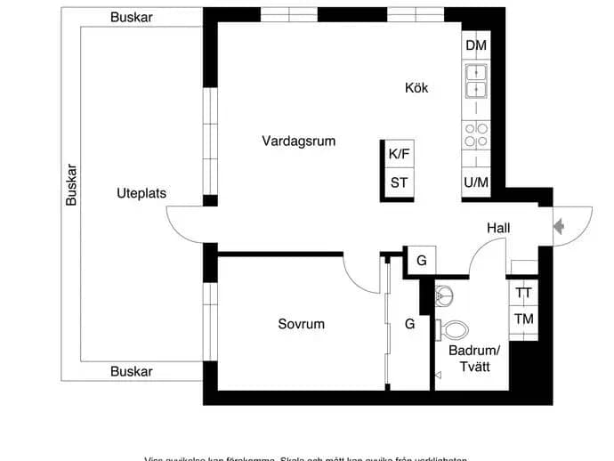 Floor plan for Beckomberga ängsväg 20