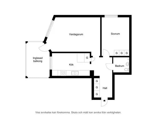 Floor plan for Thorsgatan 18