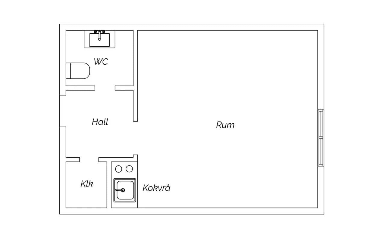 Floor plan for Nordlinds väg 96B