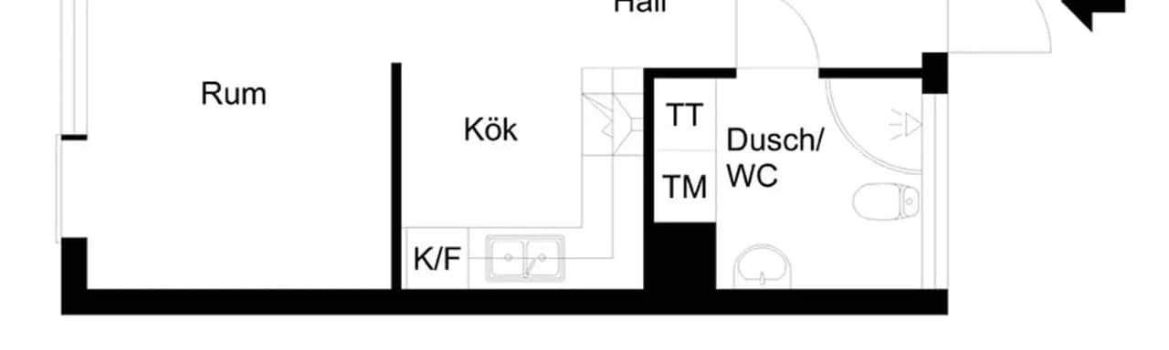 Floor plan for Scaniaplatsen 21