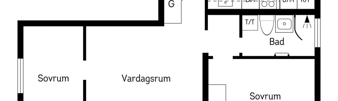 Floor plan for Ripatorget 1A