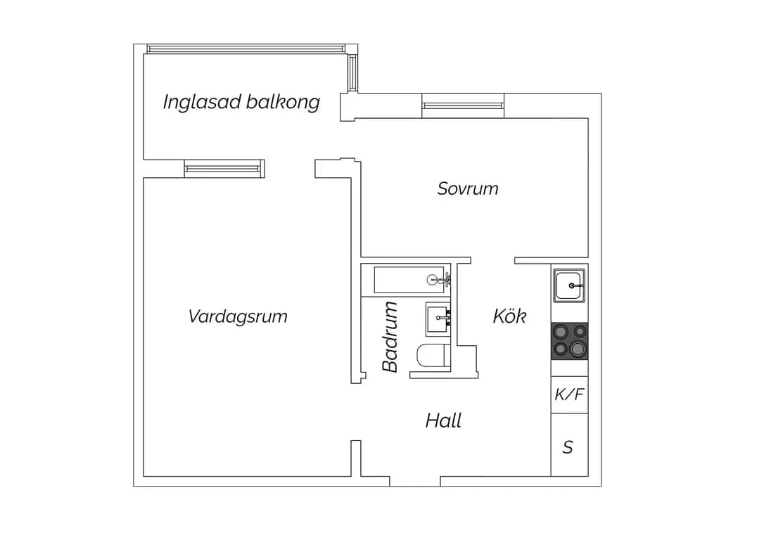 Planritning för Annebergsgatan 12B