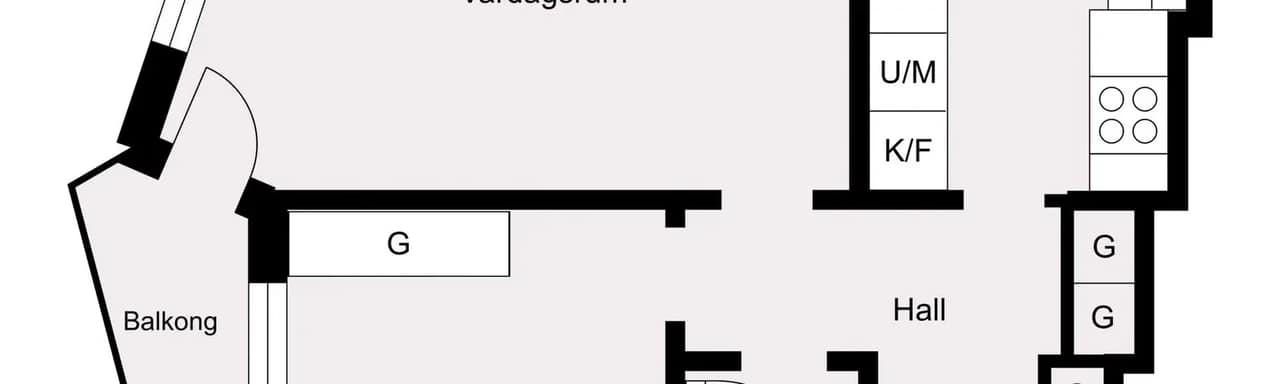 Floor plan for Uddeholmsgatan 36