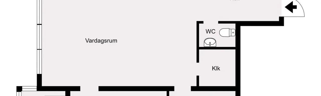 Floor plan for Serenadgatan 24
