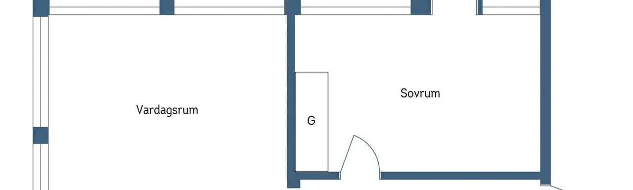 Planritning för Tollarevägen 55