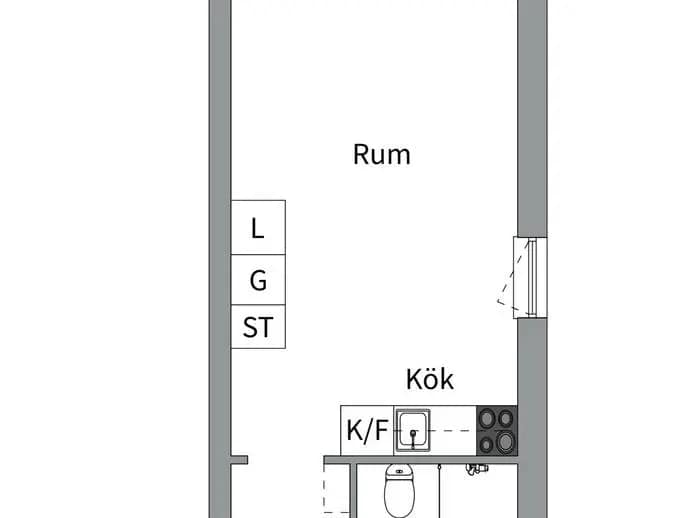Planritning för Svärdsliljegatan 2