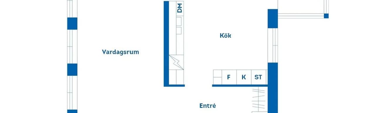 Planritning för Saltängsgatan 11