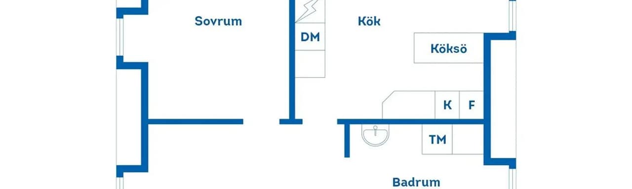 Floor plan for Säterhyddan 4A