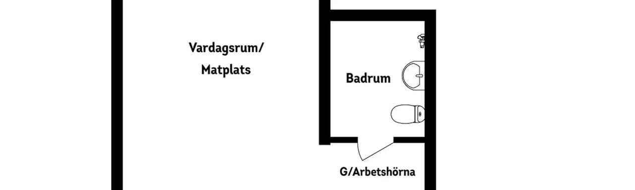 Floor plan for Ingegatan 4H