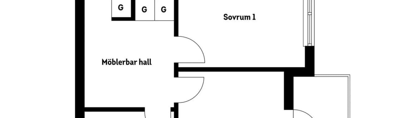 Floor plan for Multrågatan 21