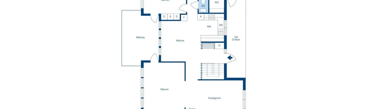 Planritning för Knektgatan 21