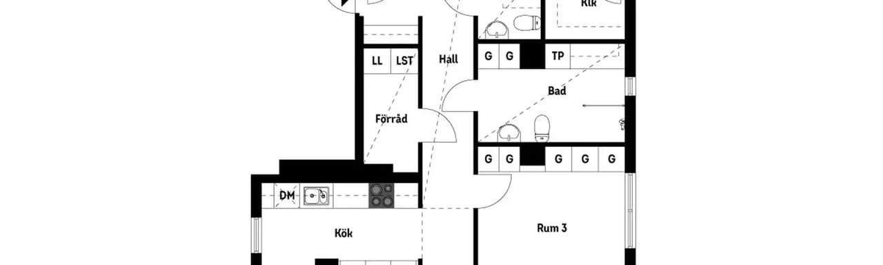Floor plan for Selma lagerlöfs gata 12