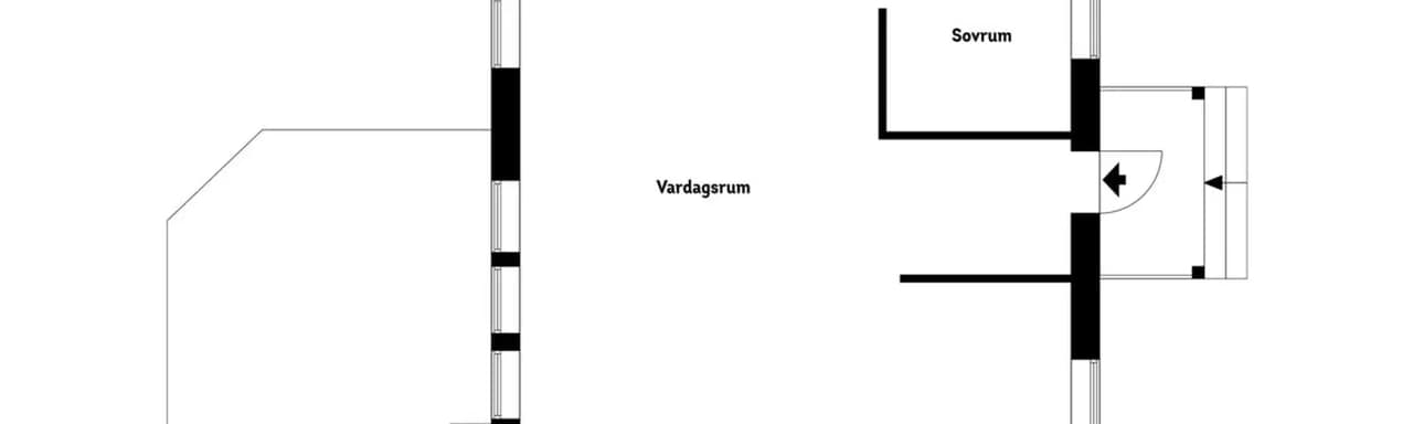 Floor plan for Fällersta 405A