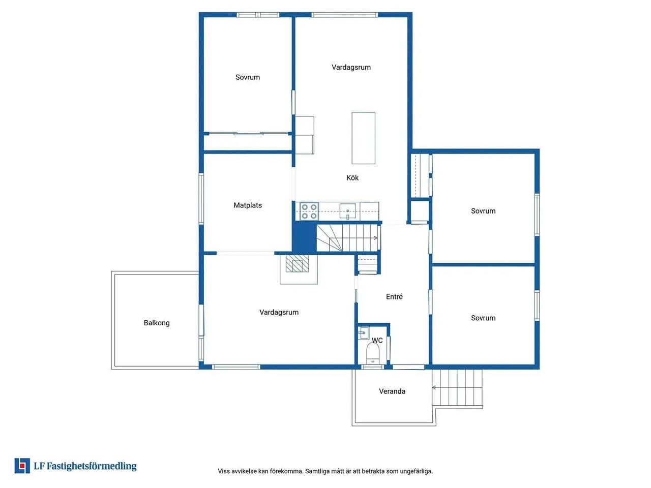 Floor plan for Enbacken 2