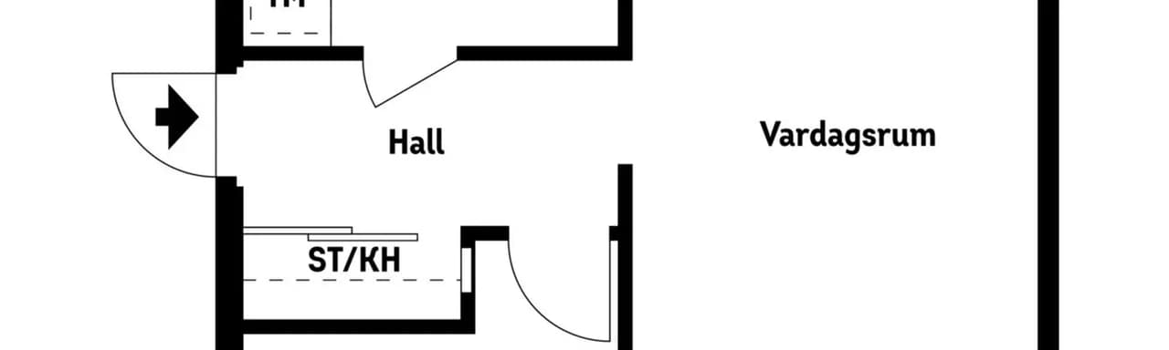 Floor plan for Birger Dahlerus väg 8A