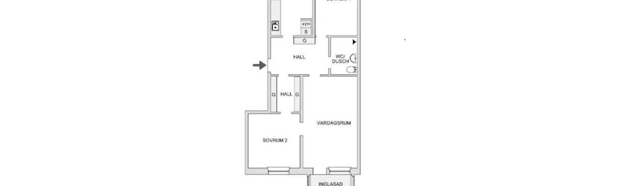 Floor plan for Sätunavägen 11B