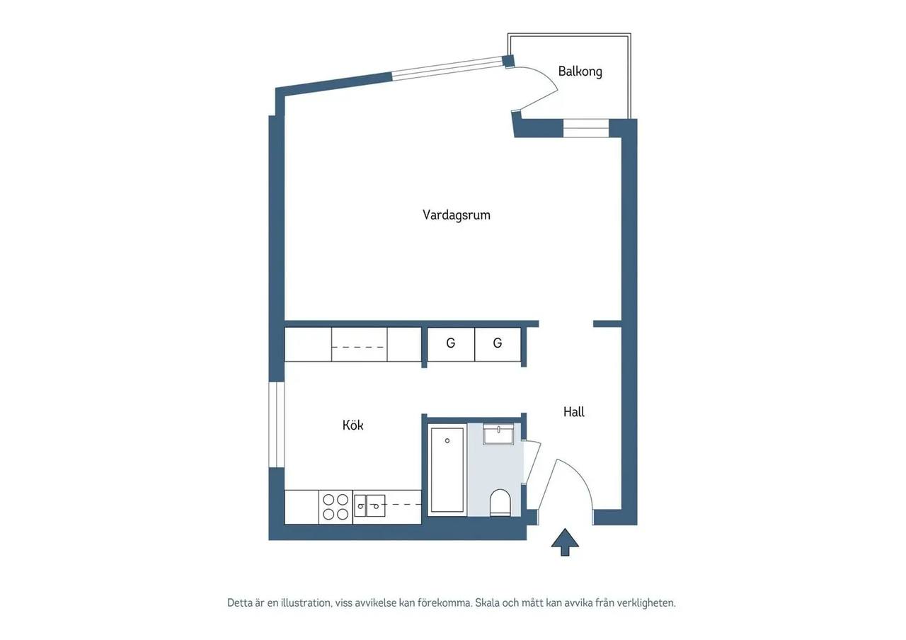 Planritning för Alströmersgatan 6
