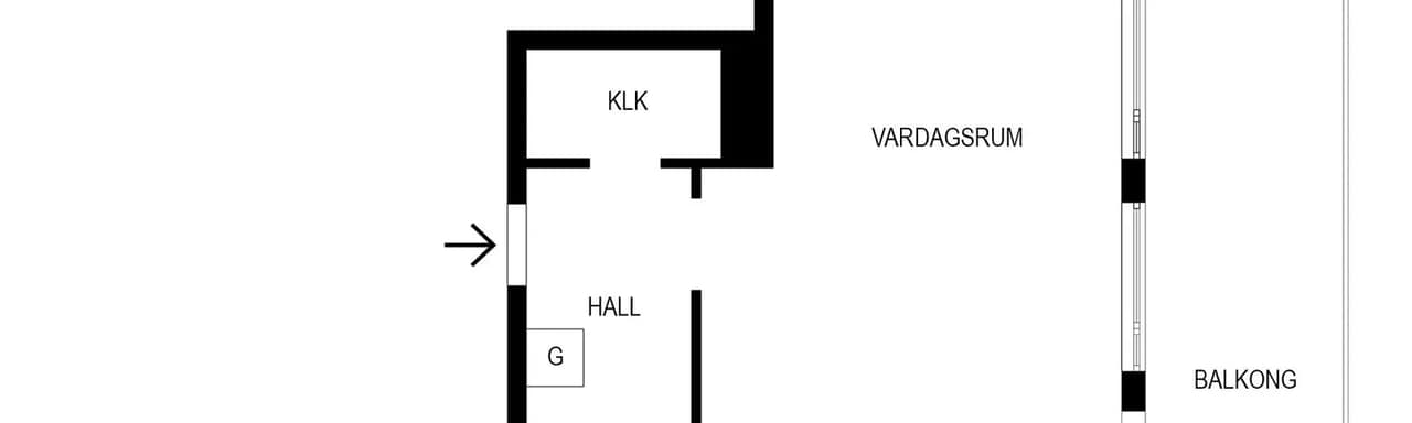 Floor plan for Lomvägen 25D