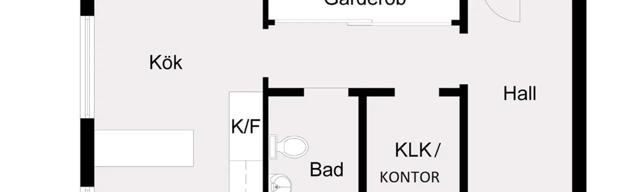 Floor plan for Sleipnervägen 13