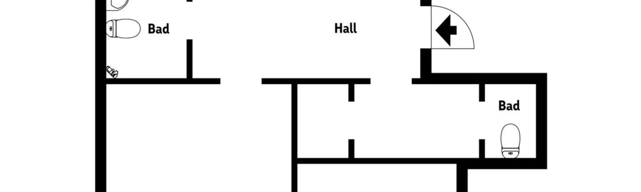 Floor plan for Kyrkogatan 1